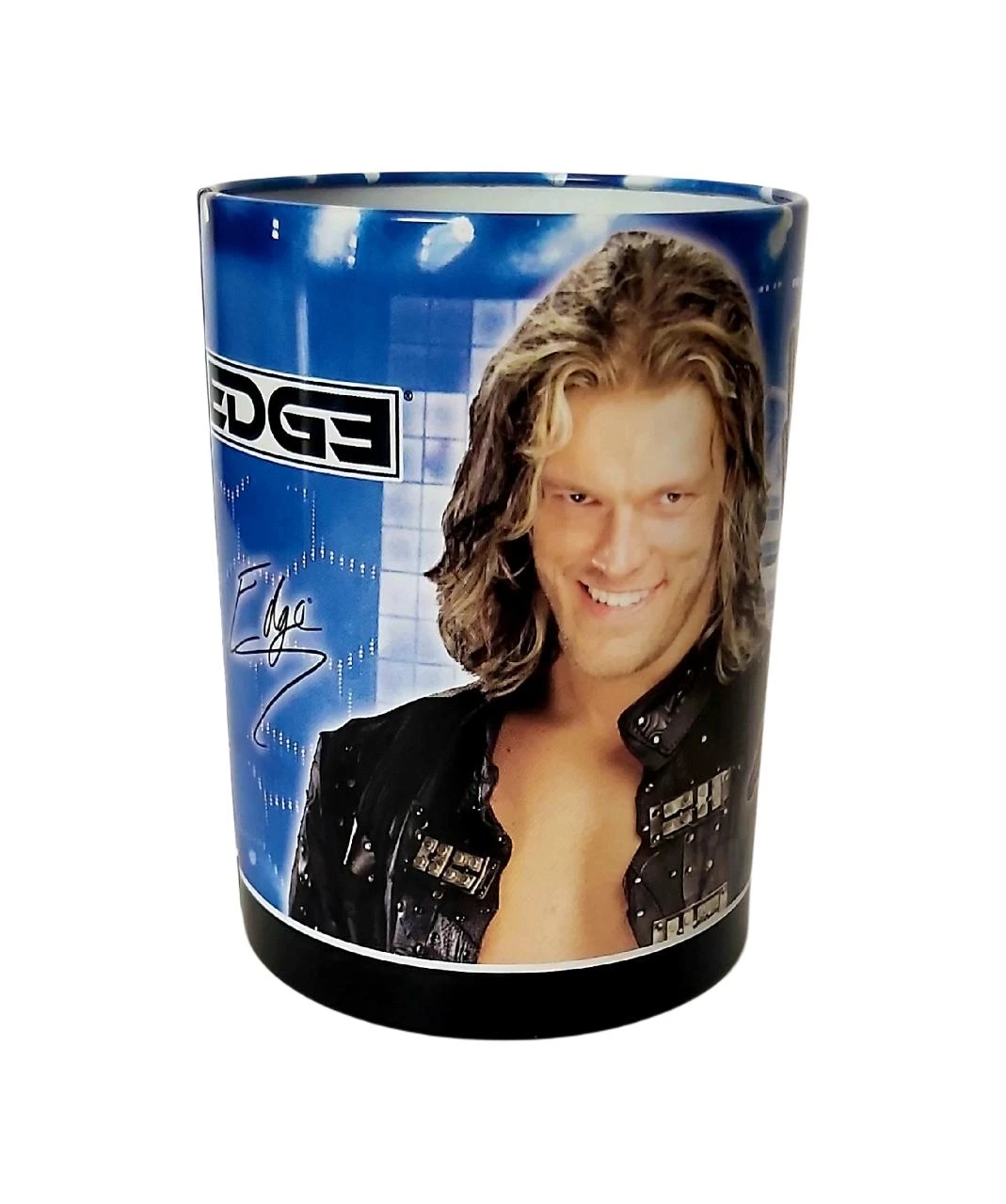 ​WWE Catch Pot à Crayons « Edge » (2009) En Métal Neuf